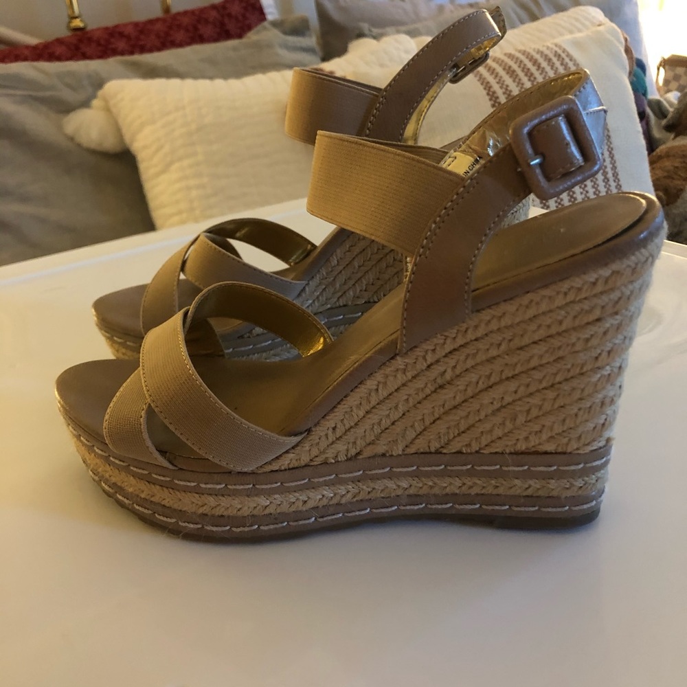 Neutral Espadrille Wedges